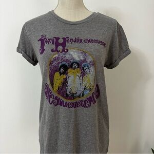 The Jimi Hendrix Experience Are You Experienced Gray T-Shirt Women's Size XS